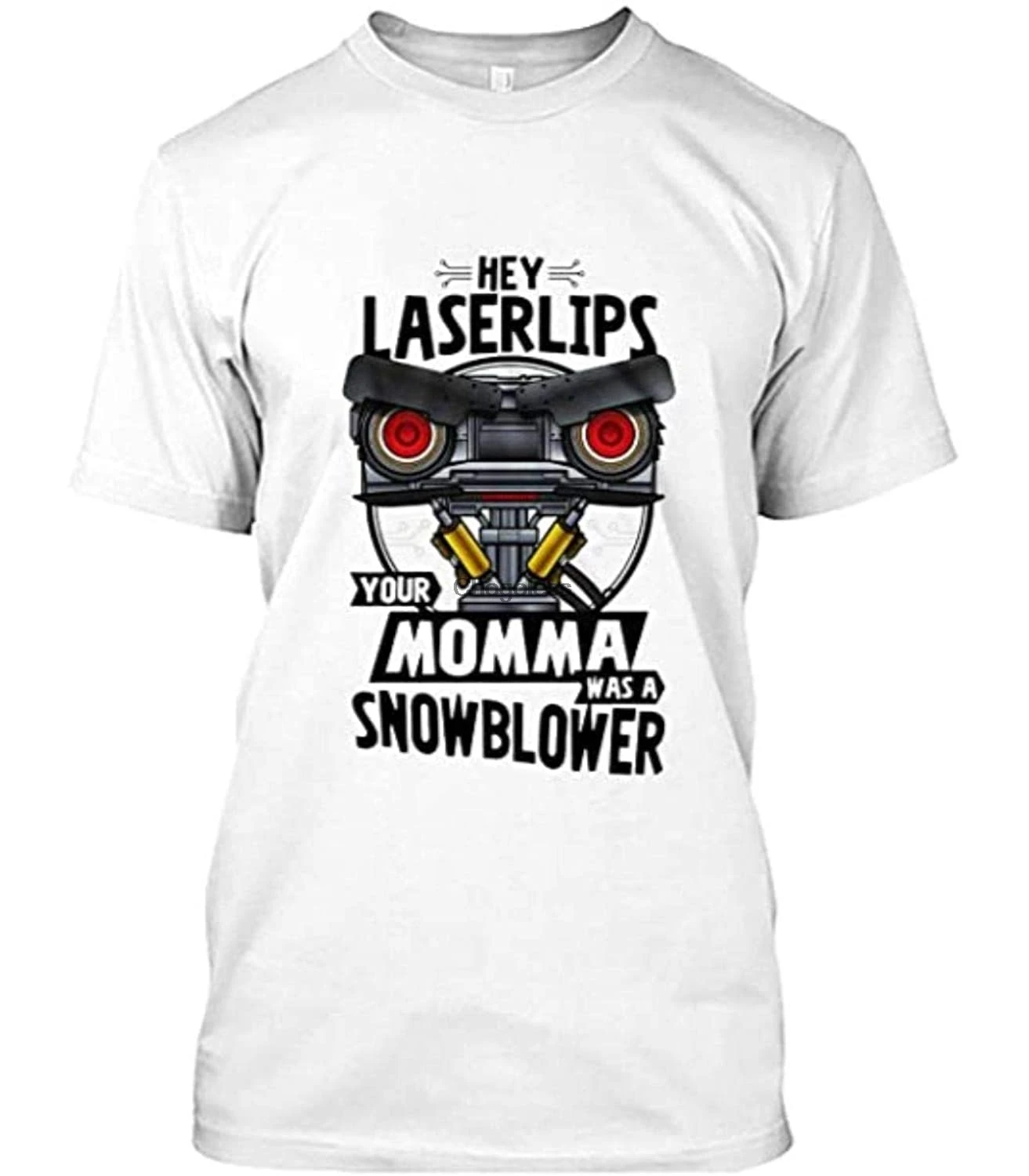 Футболка Hey Laser Lips Your Mama was A Snowblower Navy для мужчин и женщин (3)|Мужские футболки| |