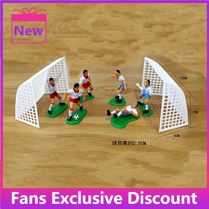 1 набор футбольная игра торт Топпер день рождения Детская кукла игрушка домашний