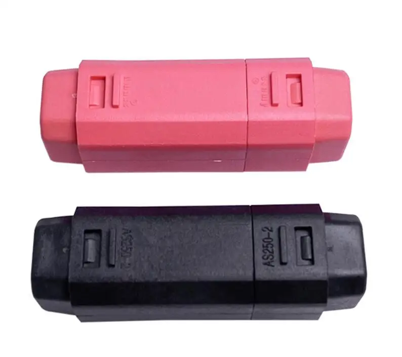 

Amass SH8.0 Large Current Flame Retardant Power Plug Male Female Connector AS250-1/-2 8mm for RC Model Battery DC500V 150A 6AWG