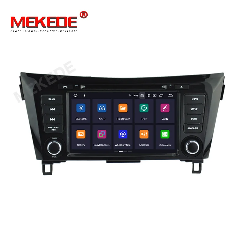MEKEDE 8core 4G ram 64G rom HD экран автомобиля радио Android9.0 для Nissan qashqai X-Trail- gps навигатор dvd плеер
