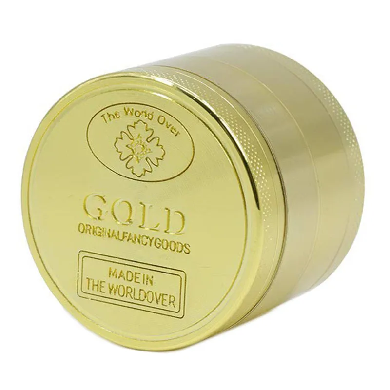 

Gold Tobacco Grinder 50mm Big Herb Grinder Weed Grinder Weed Accessories Hot Sale