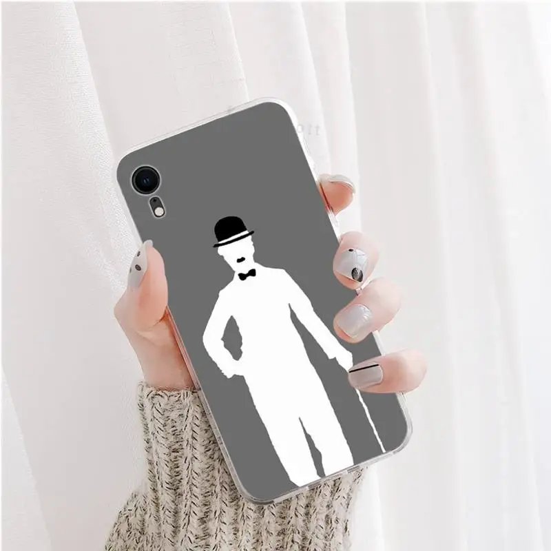 

Charles Chaplin Phone Case For iphone 12 5 5s 5c se 6 6s 7 8 plus x xs xr 11 pro max mini
