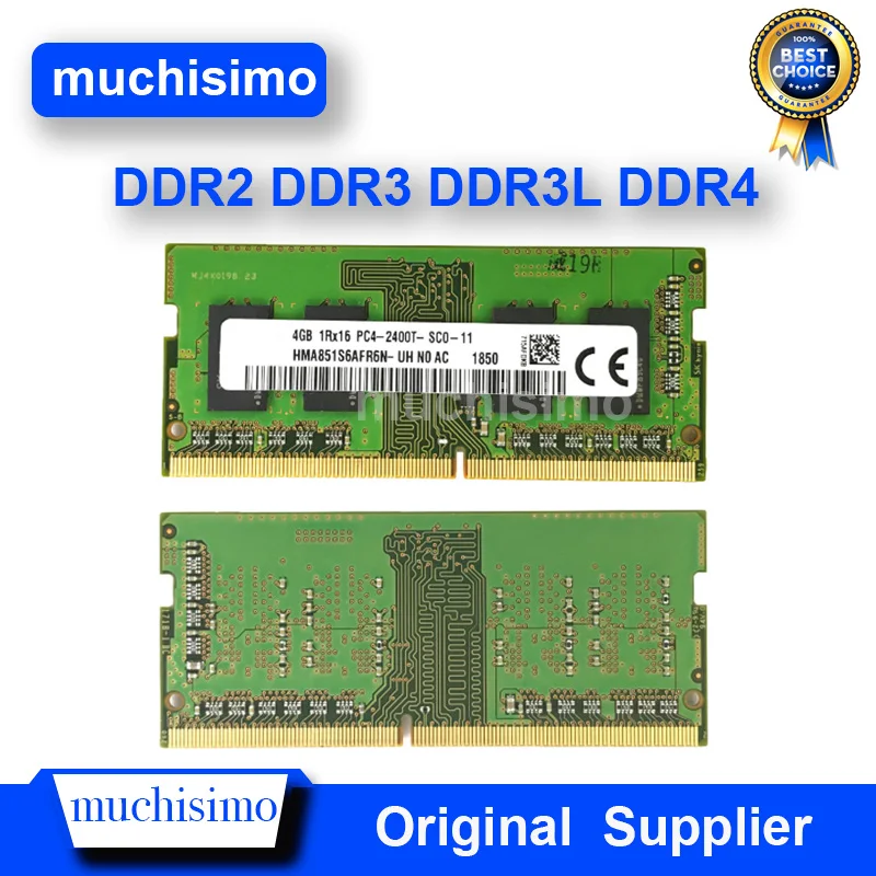 Оперативная память для ноутбука 2 ГБ 4 8 16 PC2 PC3 PC4 DDR2 DDR3 DDR4 667 800 1066 1333 1600 1866 2133 МГц 2400