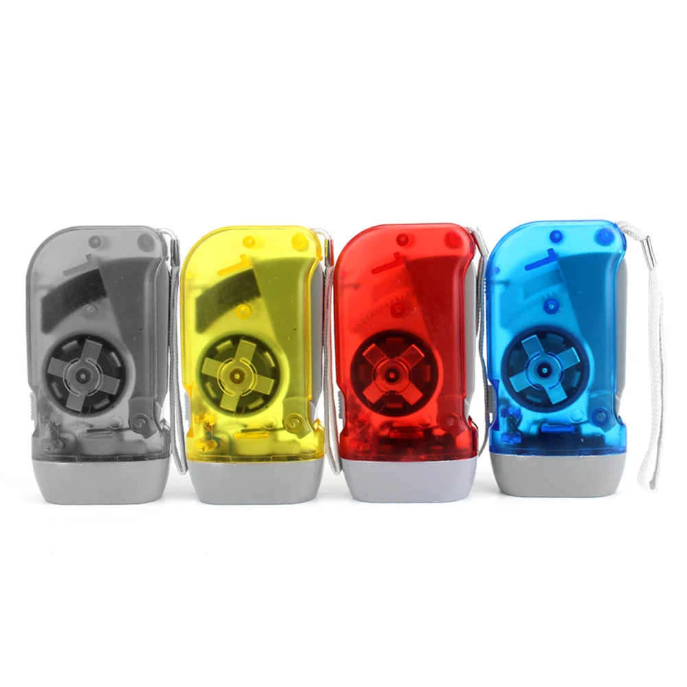 

LED Hand Pressing Dynamo Flashlight Lantern Portable Camping Hand Crank Torch Lamp Light for Outdoor Home