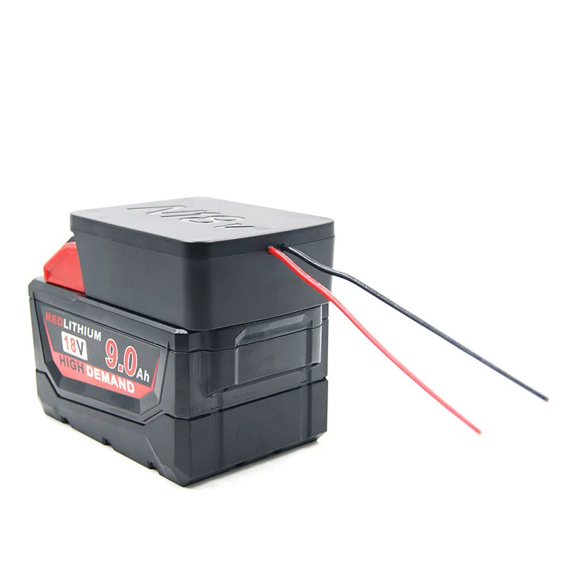 Адаптер батареи для Milwaukee 18V M18 XC18 литий-ионная батарея преобразования в DIY кабель