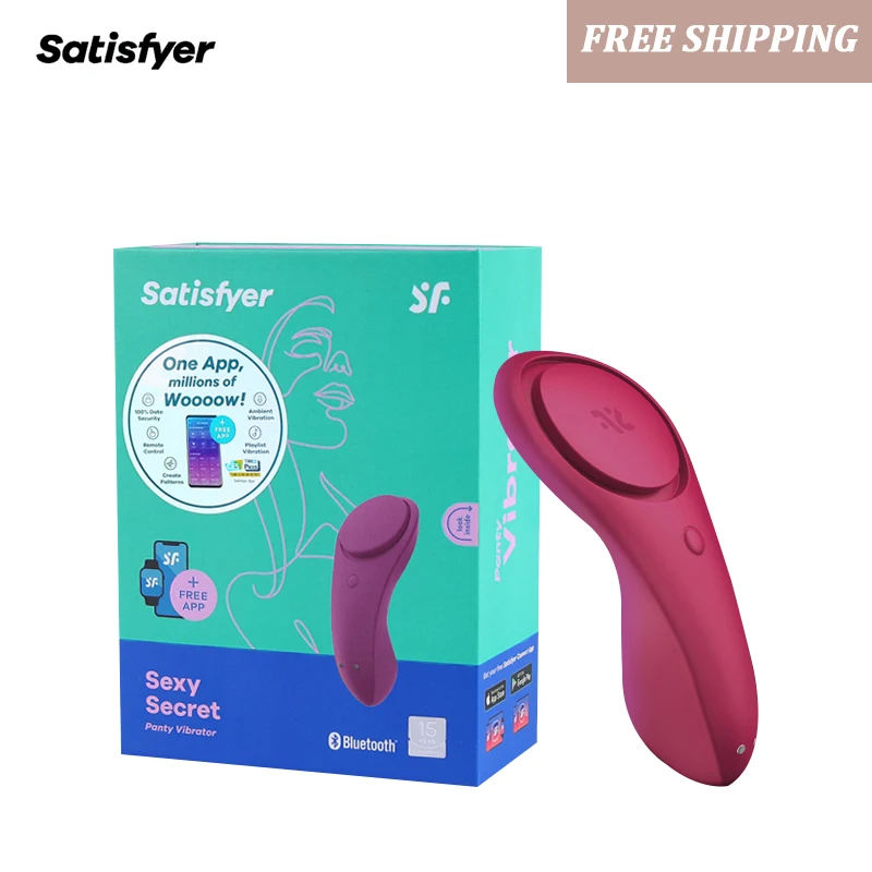 Satisfyer Сексапильный силиконовый вибратор для точки G Портативный носимый
