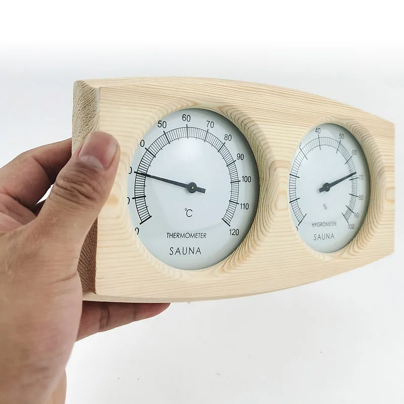 

Sauna-Thermometer Indoor-Room-Accessory Humidity-Temperature-Measurement Dial Metal