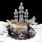 Форма Прозрачная для украшений сделай сам, молд для эпоксидного силикона, УФ-полимера, замок, принадлежности для изготовления ювелирных изделий