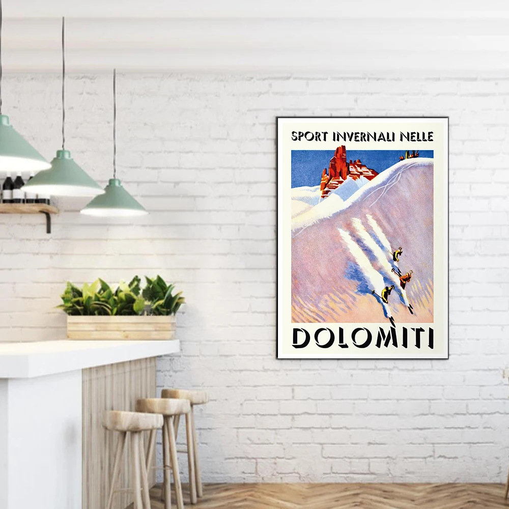 Печать на холсте Sport Invernali Nelle Dolomiti KOPHAEL