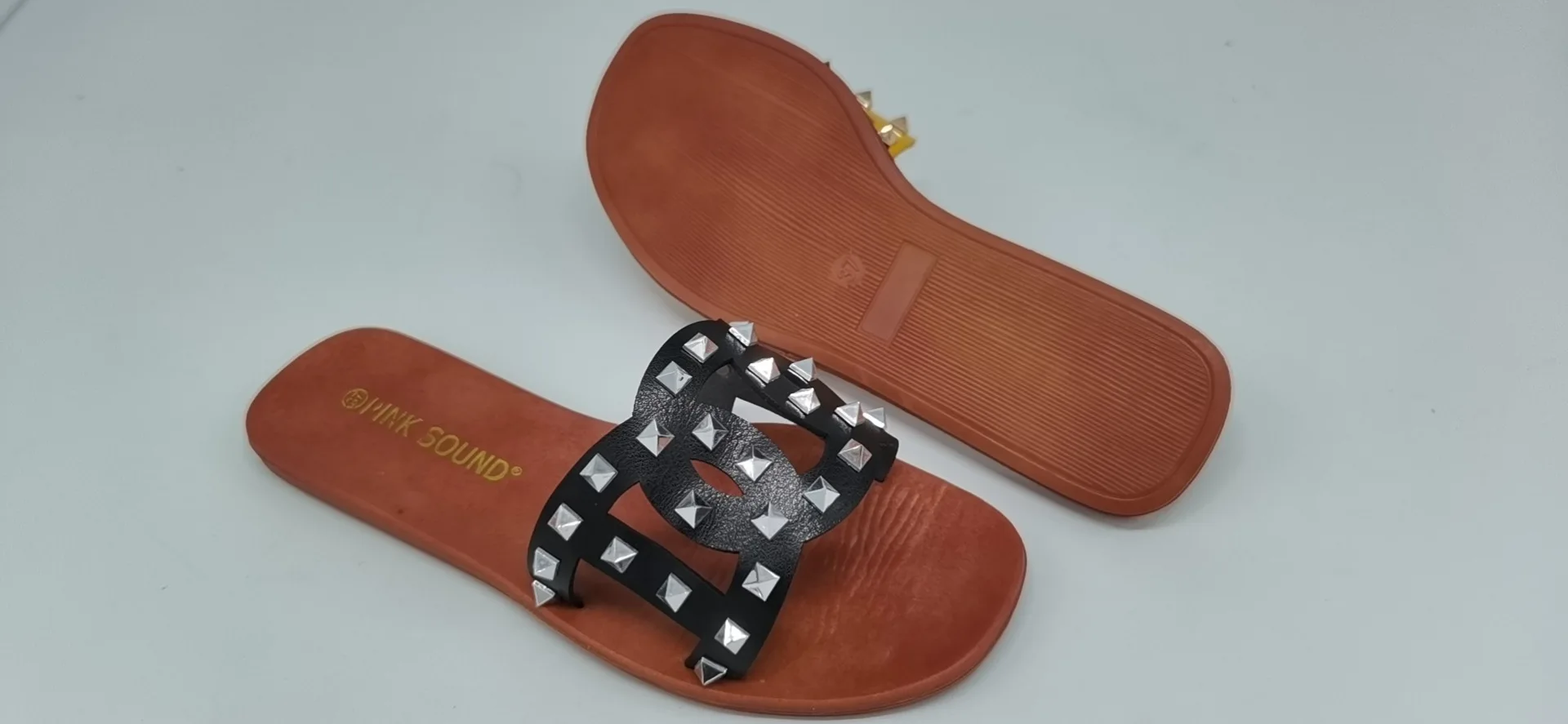 

Hot Fashion Woman Flip Flops Summer Shoes Cool Beach Rivets big bow flat sandals Brand jelly shoes sandals girls size 36-41