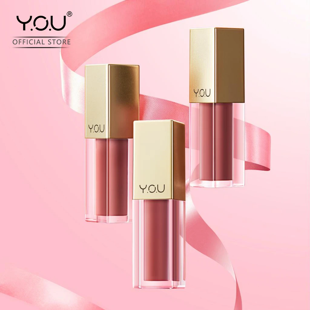 

YOU Velvet Matte Lip Mud Air Mist Lip Gloss Waterproof Long Lasting Beauty Matte Lipstick Lip Gloss Beauty Red Lip Tint Makeup
