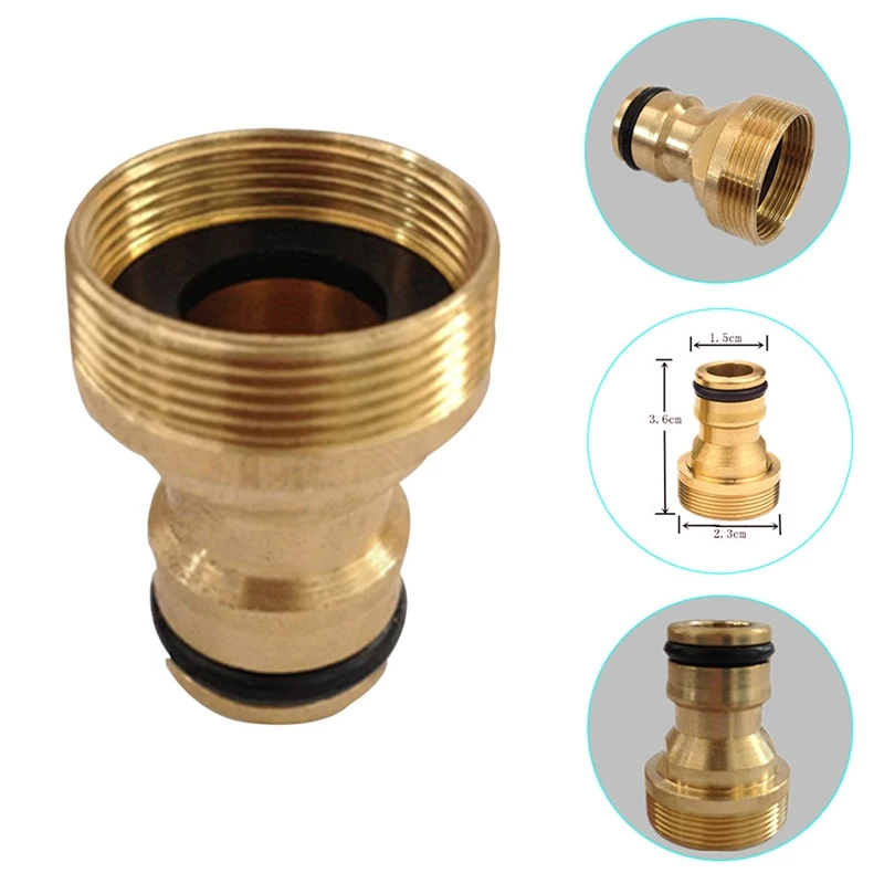 Горячий кран латунный садовый шланг труба быстрый соединитель оборудование для