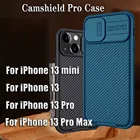 Чехол Nillkin CamShield Pro для iPhone 13 13 Pro Max, противоскользящие защитные чехлы с объективом для iPhone 13 mini , задняя крышка для мини-камеры
