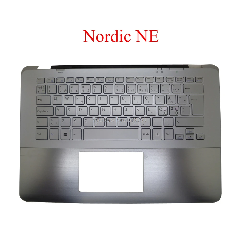 Ноутбук Palmrest RU SL HU NE PO BG клавиатура для SONY VAIO SVF14A SVF14A15ST SVF14A1C5E SVF14A1M2E SVF14A1S9R 5JGD5PHN040 |