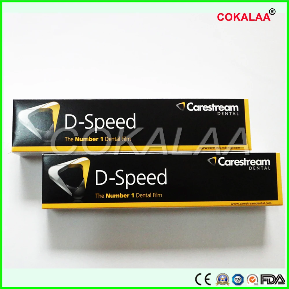 

2 pack Dental Kodak Intraoral D-Speed 100pcs/ box X-ray Films Carestream DF-58 Adult Size 2 D-Speed