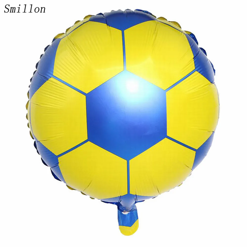1 шт. Желтый Футбольный шар с алюминиевой пленкой воздушные шары гирлянда balony