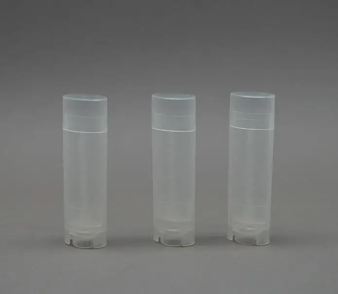 300 unids/lote de b&aacute;lsamo labial ovalado transparente, 4,5g, 0,15 oz, blanco y Mate, desodorante transparente, contenedor, barra giratoria, l&aacute;piz labial vac&iacute;o #36-1