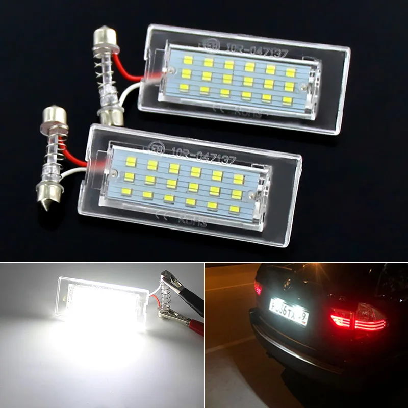2pcs canbus LED Number License Plate Light Error Free white for BMW X5 E53 1999-2006 X3 E83 2003-2010 | Автомобили и мотоциклы