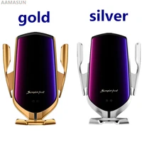 Automatic Clamping Infrared Auto Induction Car Wireless Charger Stand Fast Charging for IPhone Pro Max Samsung S10 S20
