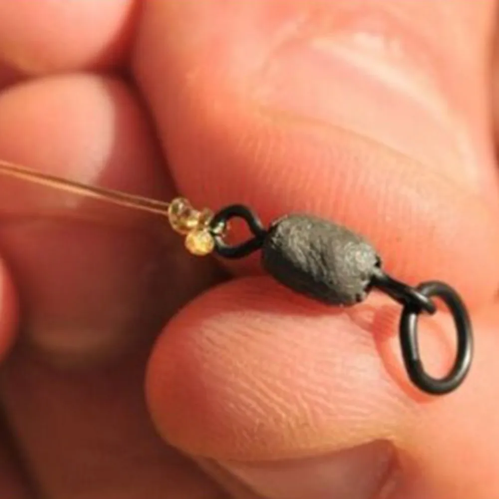 

10/20pcs Size 8# Chod Swivel Pesca Carp Fishing Flexi Ring Swivels Terminal Tackle For Marker Float Alloy Copper Iscas Tools