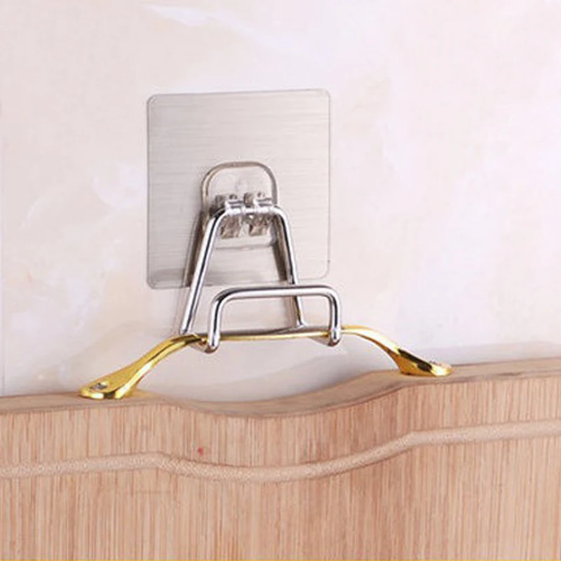 Большая Вешалка крючок из нержавеющей стали для кухни металлическая настенная