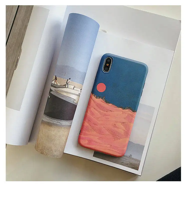 Закат пустыни город картина из песка жесткий чехол для xiaomi MI9 MI9SE MI8 MI8SE MI8Lite, Redmi Note 7 Pro, MI6, A2, mix2s