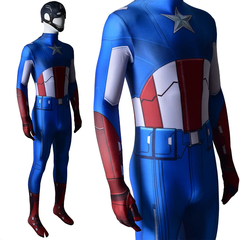 Костюм для косплея Капитана Америка: Первый мститель костюм на Хэллоуин Стива