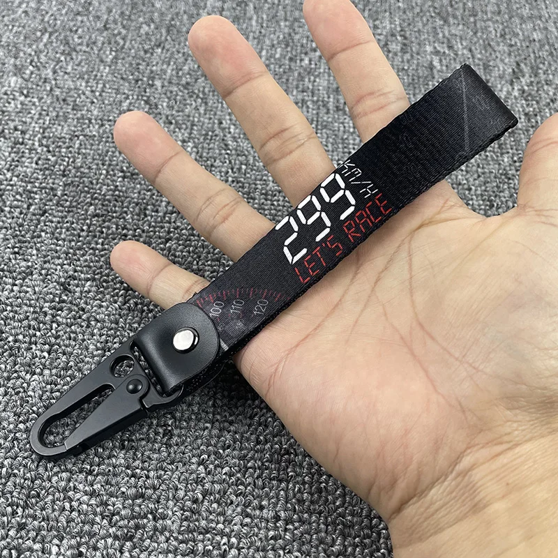 Новейший высококачественный автомобильный брелок-ключница JDM OSAKA KANJO PERFORMANCE MOMO с вышивкой из нейлона и плетением, аксессуары для автомобилей и мотоциклов.