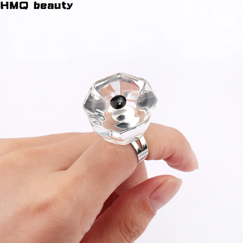 1 шт. глаз клей для ресниц кольца стекло кристалл накладные глаза держатель