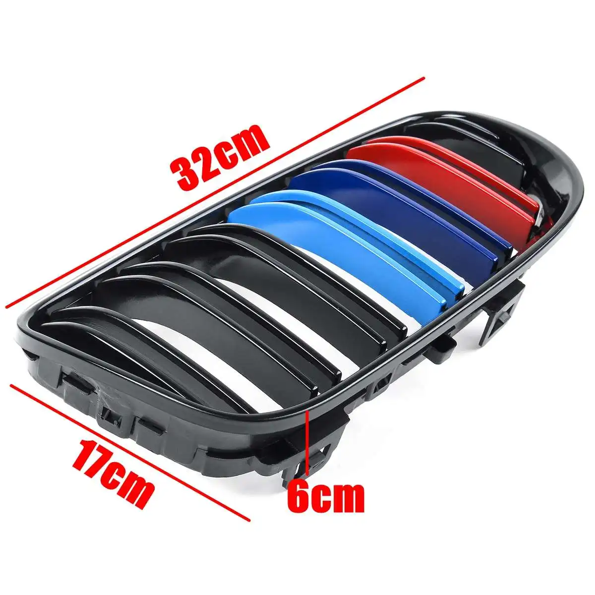 

1 Pair Front Bumper Kidney Grille For BMW E92 E93 2010 2011 2012 2013 2014 Car-Styling Racing Grilles Gloss Matte Black M-Color