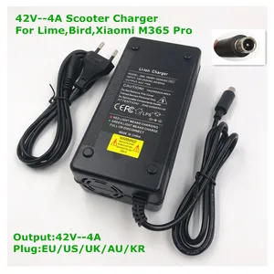 36v lime charger 42v 4a electric skatebaord adapter scooter charger for lime bird electric scooter bike euusauukkorea plug free global shipping