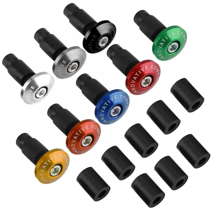 22mm 7/8 дюймов на руль мотоцикла или конец стопор против скольжения для гоночных ATV