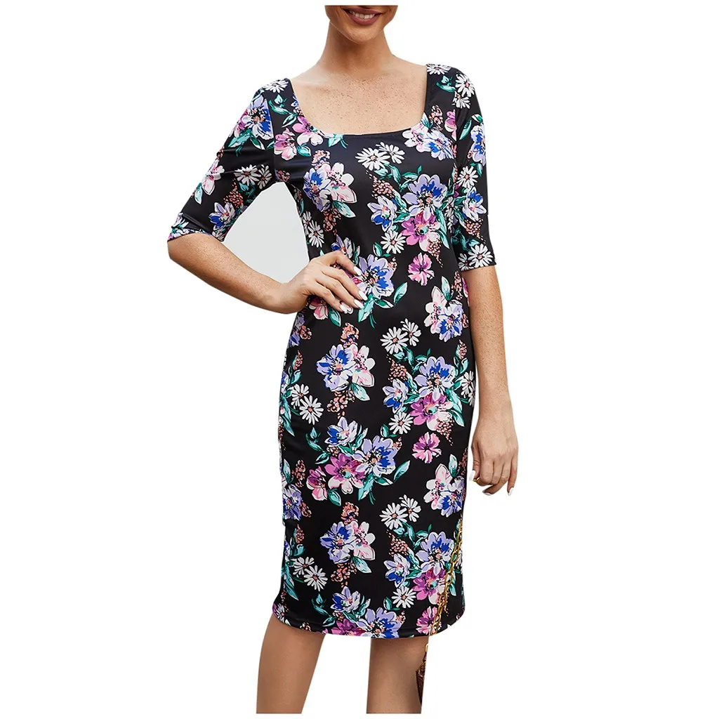 Вы точно не нажимаете сюда и смотрите? Женское модное облегающее платье с круглым