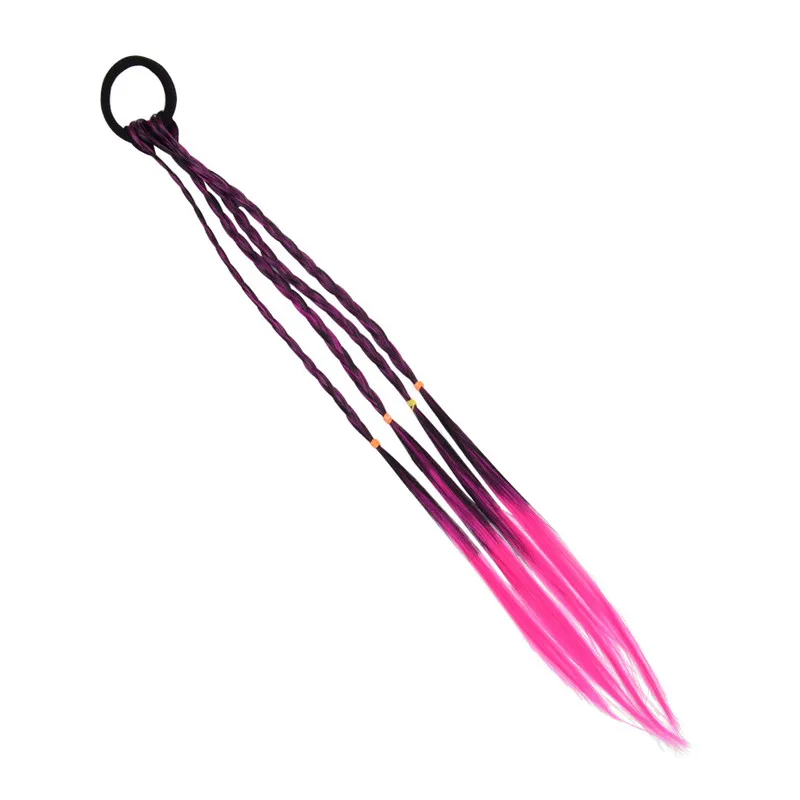 Детские Красочные заколки для волос эластичные повязки девочек искусственные