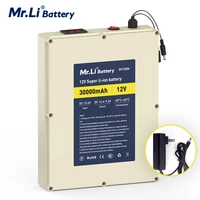 mr li 12v 30ah large capacity rechargeable lithium battery pack build in bms for outdoor power supply aromatherapy machine