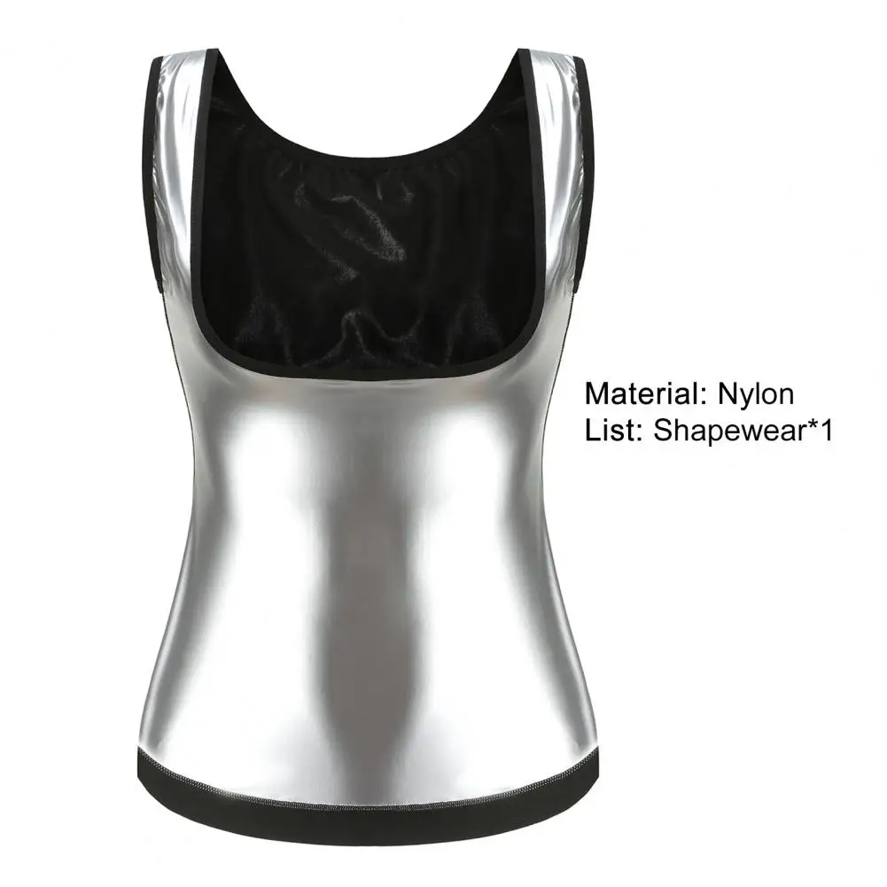 

Tummy Control Solid Color Stretchy Weight Loss Bustier Waist Trainer Vest Shapewear for Running
