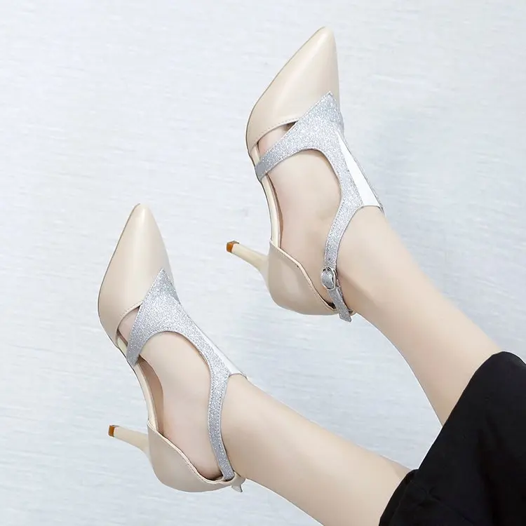 

Сандалии женские на высоком каблуке, босоножки-гладиаторы, свадебная обувь, туфли-лодочки для невесты, обувь на каблуке, красные, 2021