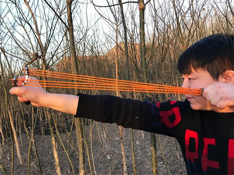 Мощный сплав Рогатка Охота Толстый Браслет катапульты Спорт на открытом воздухе