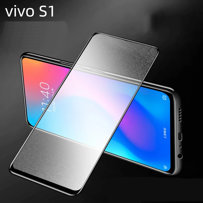 Микроданные для Vivo X27 Pro S1 полное покрытие матовое закаленное стекло VIVO X27pro
