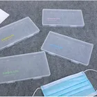 Новая прозрачная маска ящик для хранения одноразовые маски чехол Маска Для Хранения Чехол Коробка для хранения Организатор Контейнер хирургическая маска для лица чехол