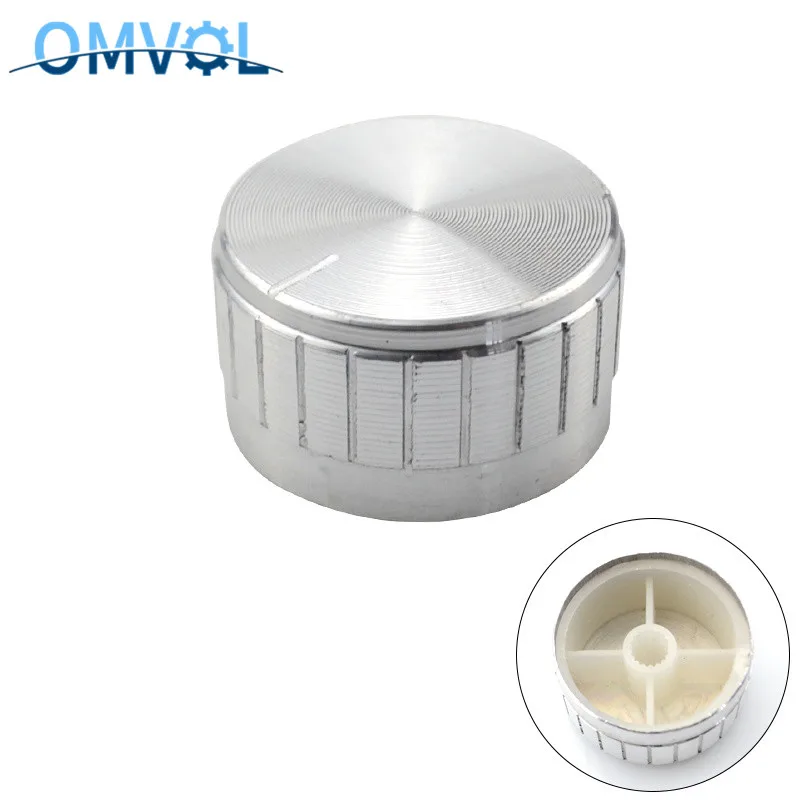 Ручка потенциометра с алюминиевым корпусом 6 мм 30 * 17 мм|Выключатели| |