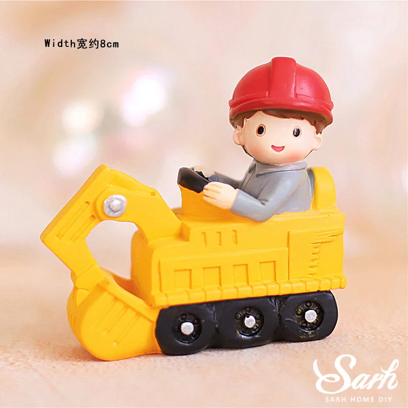 Конструктор украшение автомобиля дорожный знак звезда торт Топпер для дня