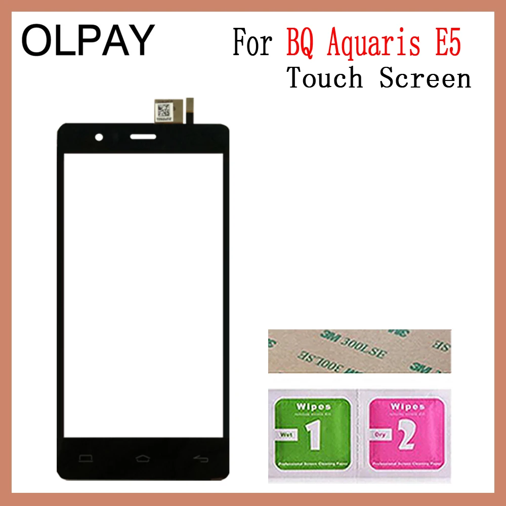 OLPAY для BQ Aquaris E5 4G HD FHD сенсорный экран дигитайзер для BQ Aquaris E6 FHD Сенсорная панель Сенсорный экран сенсор переднее стекло