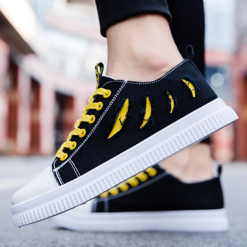 

Men Shoes Canvas Shoe 2021 Summer New Fashion Creativity High Quality Casual Shoes Comfy Breathable Designer Vulcanized Shoes