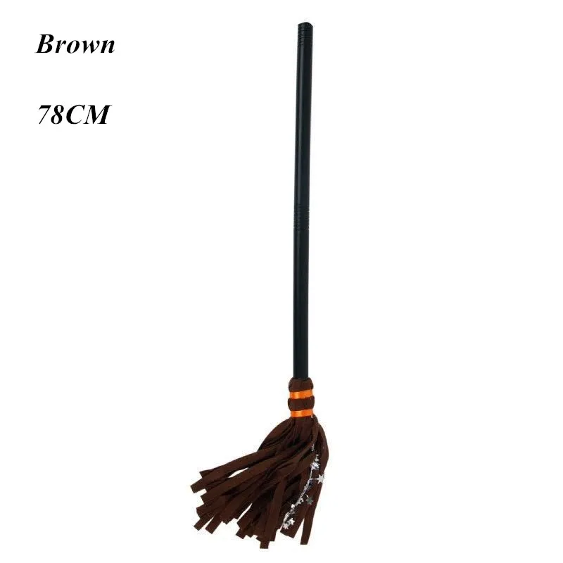 Хэллоуин ведьмы метла косплей платье Маскарад шоу вечеринка костюм декоративный