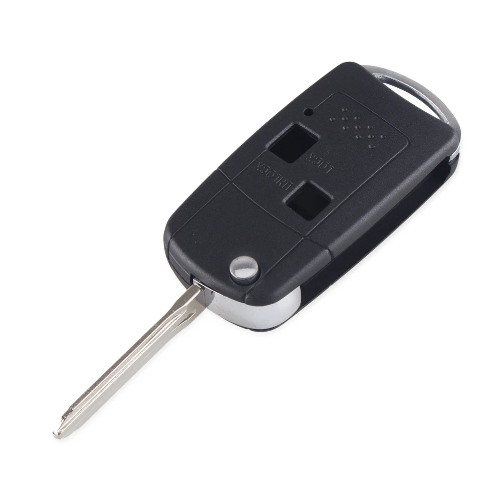 Модифицированный чехол KEYYOU для автомобильного ключа с 2 кнопками Toyota Camry Corolla Verso