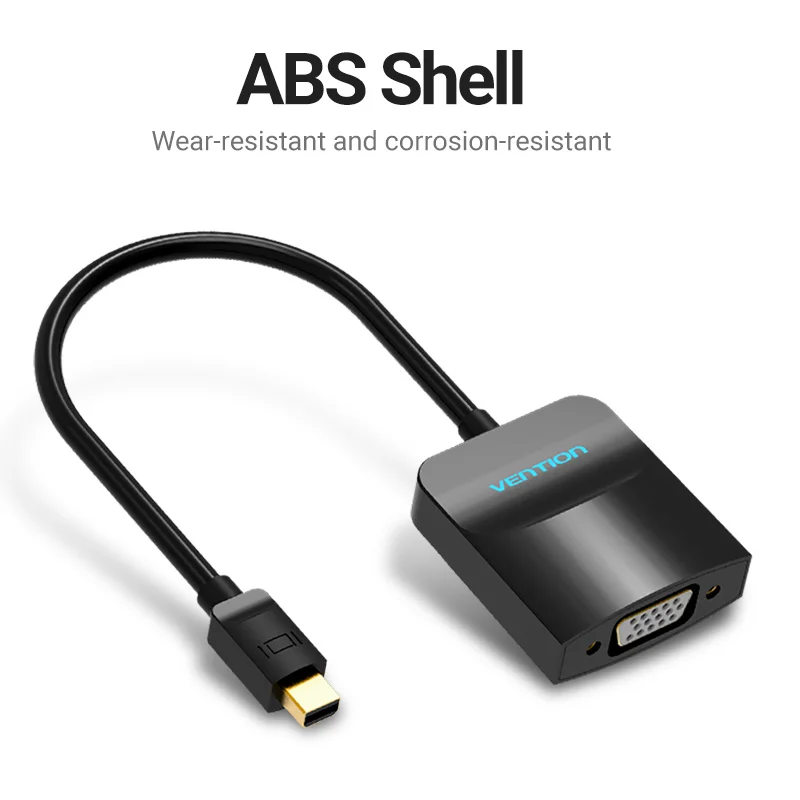 Адаптер Vention Mini DisplayPort-VGA 1080P конвертер Thunderbolt 2 DP кабель для MacBook Air 13 Surface Pro 4 DP-VGA |