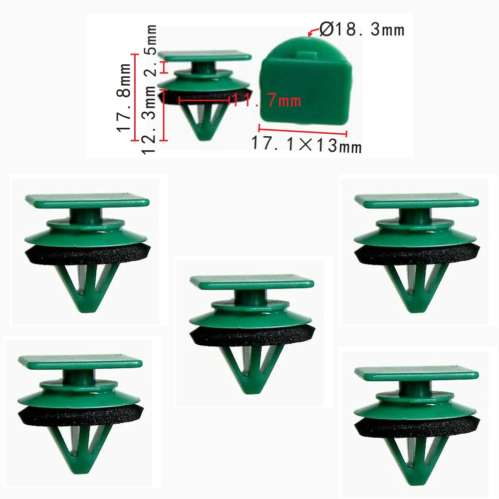 

50x / 100x / 500x OEM quality for Mazda MX5 & CX7 Sideskirt / Sill Moulding Trim Clips D10E51SJ3