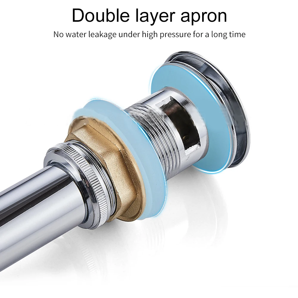 

Simple Vessel Durable Flap Universal Kitchen Strainer Sink Drain Stopper Accessories Bathroom Basin Plug Stainless Steel Modern