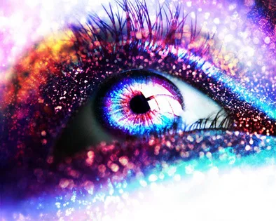 

Diamond painting 5D DIY adult girl's eye embroidery, full diamond round diamond home decoration